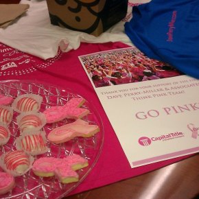 Our Think Pink Team Joins the Komen Race for the Cure